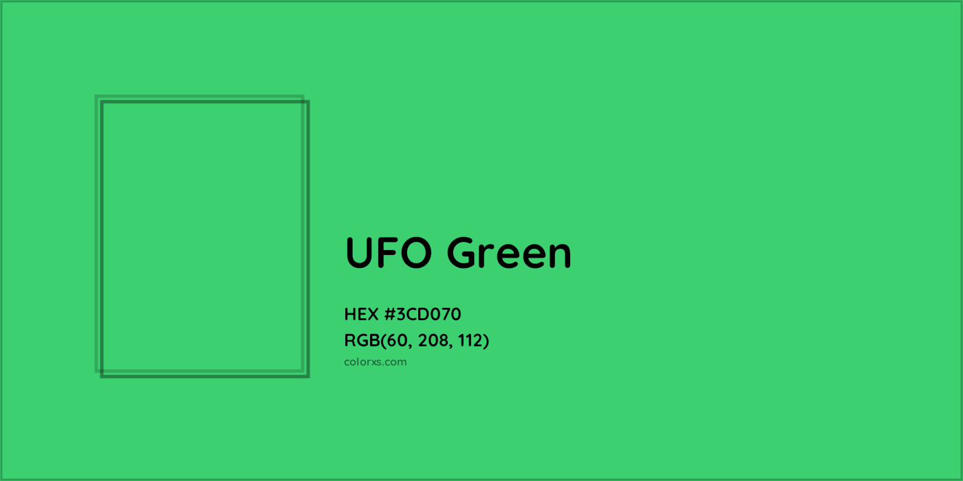 HEX #3CD070 UFO Green Color - Color Code