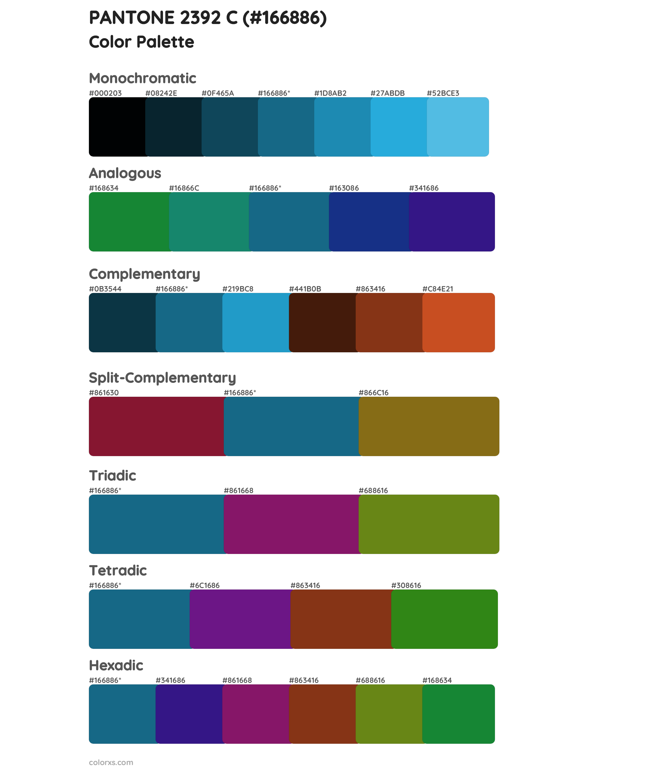 PANTONE 2392 C Color Scheme Palettes