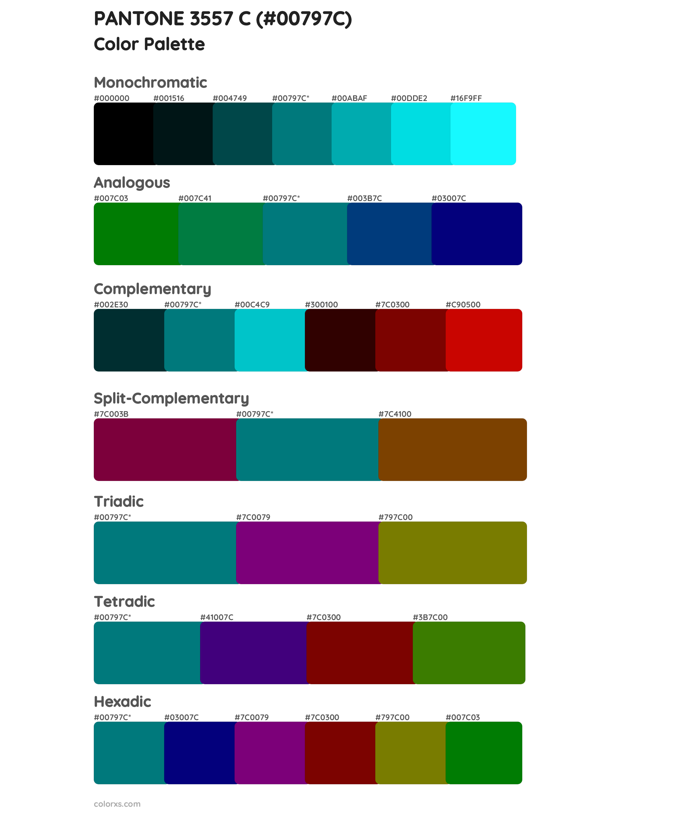 PANTONE 3557 C Color Scheme Palettes