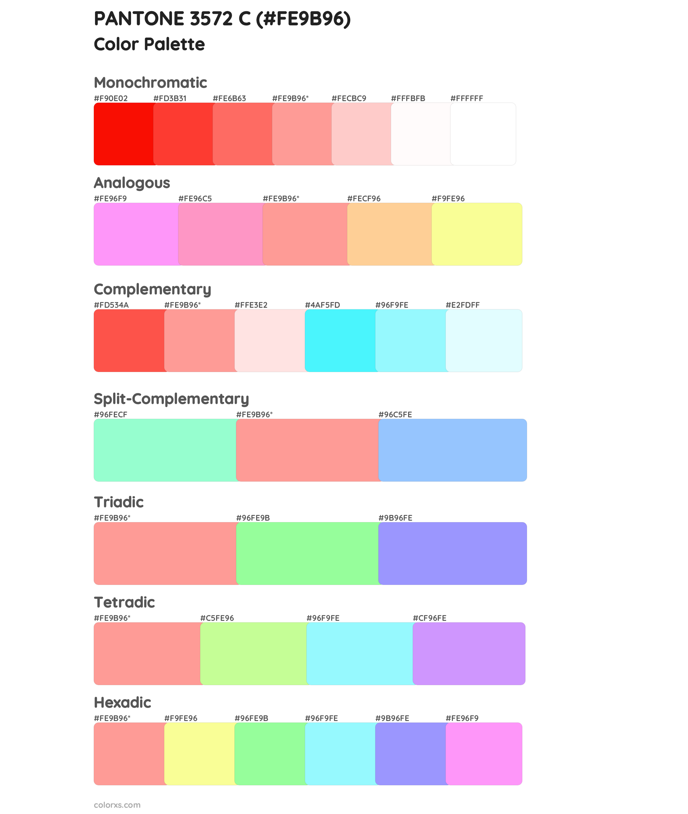 PANTONE 3572 C Color Scheme Palettes