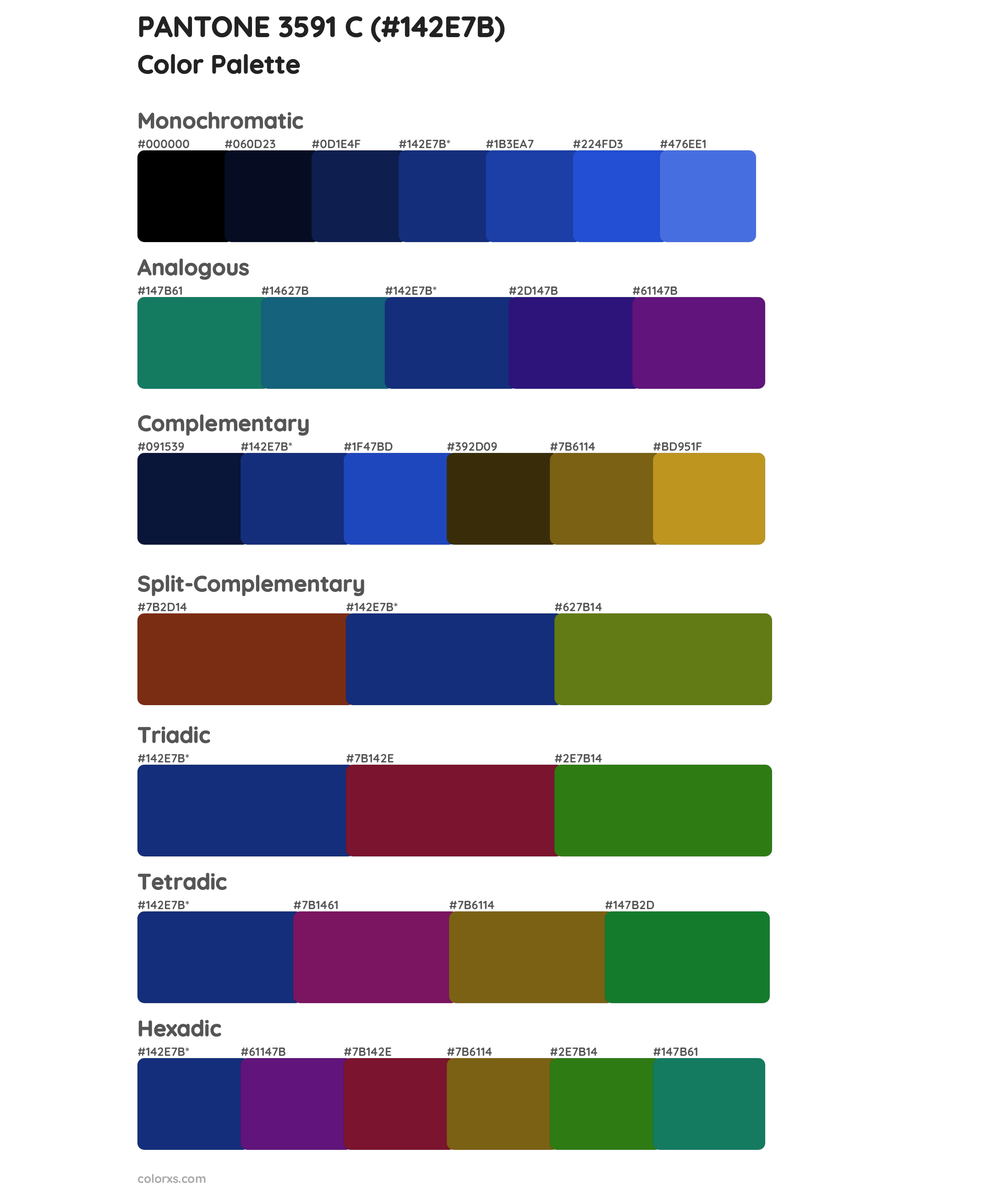 PANTONE 3591 C Color Scheme Palettes