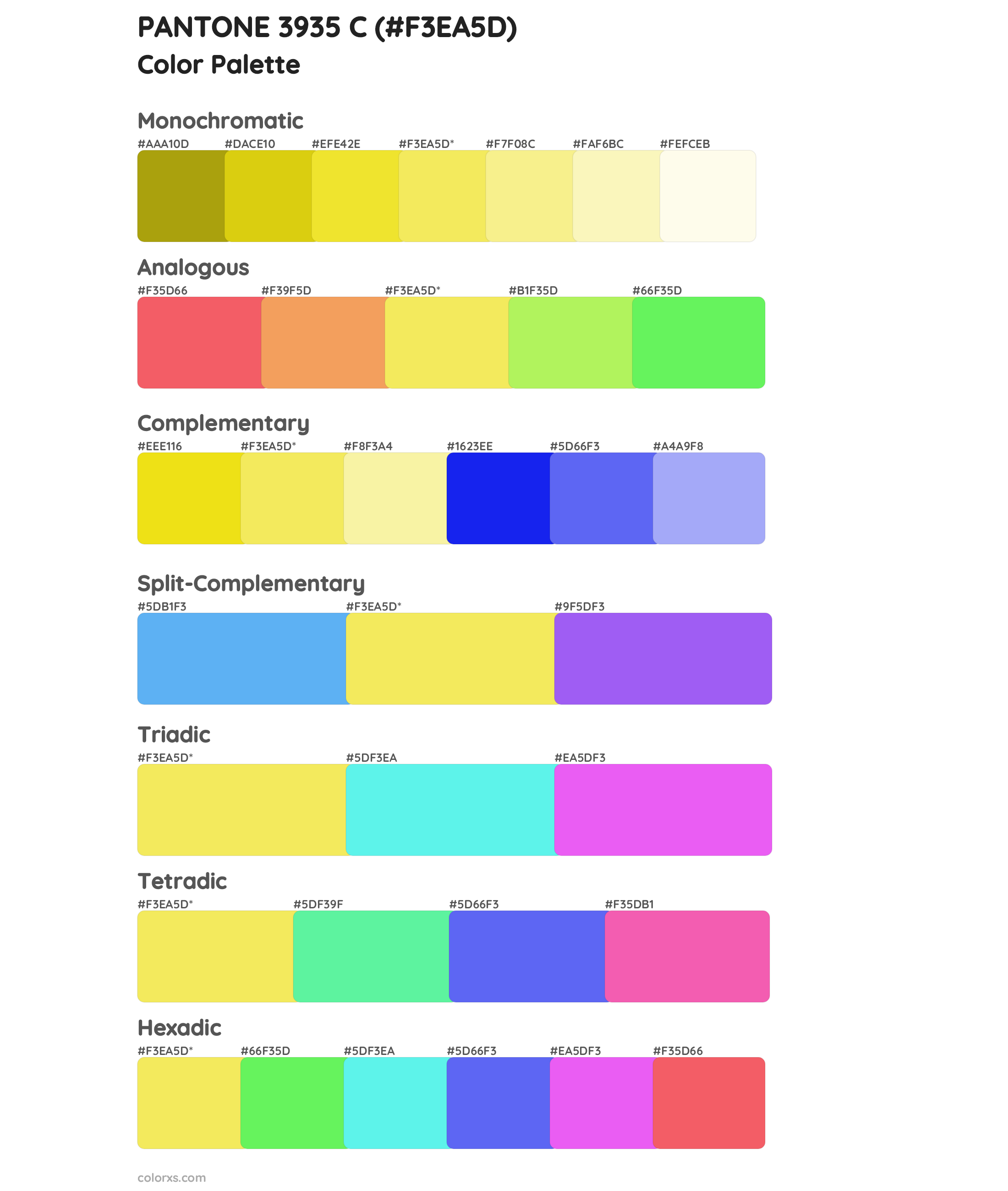 PANTONE 3935 C Color Scheme Palettes