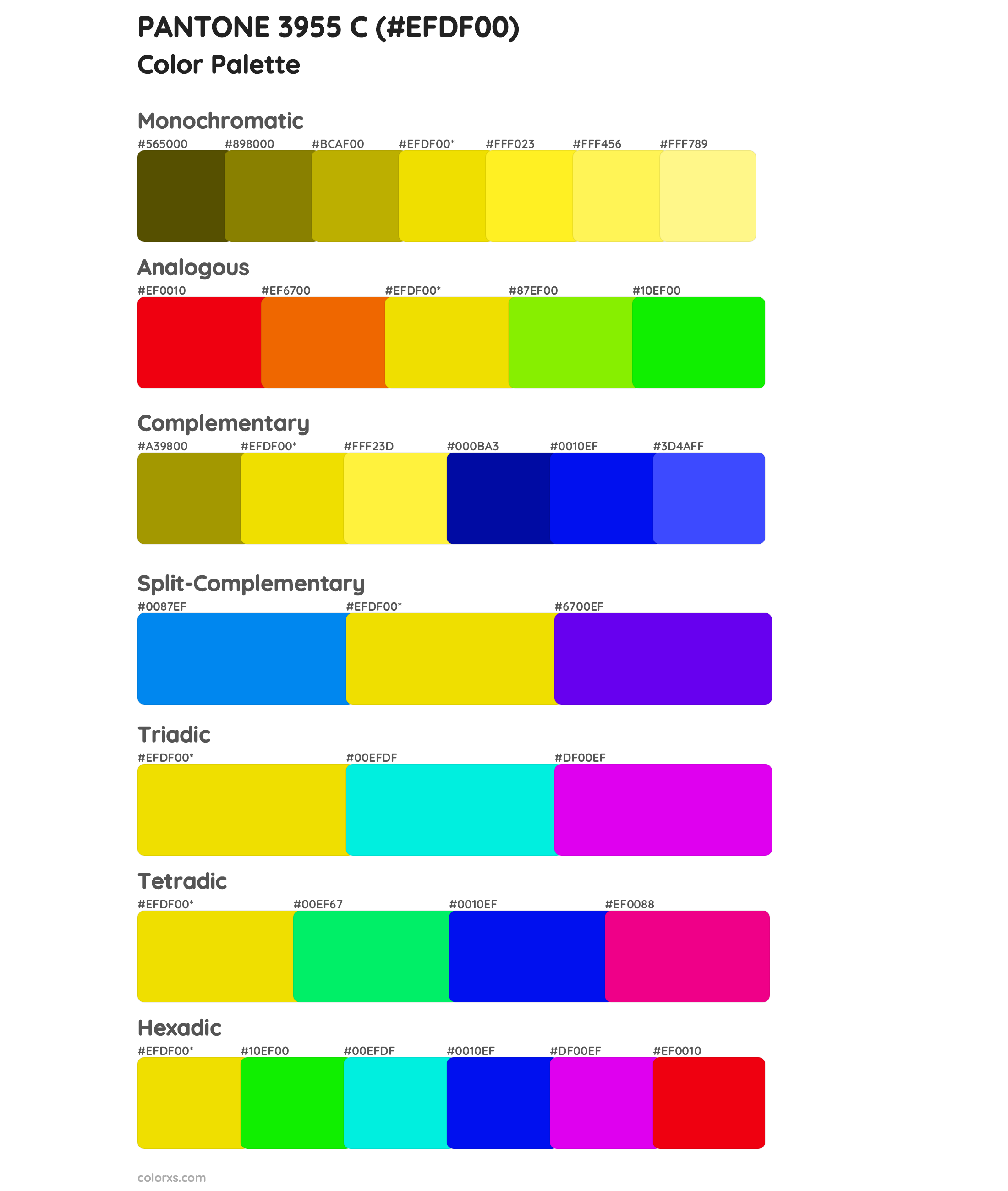 PANTONE 3955 C Color Scheme Palettes