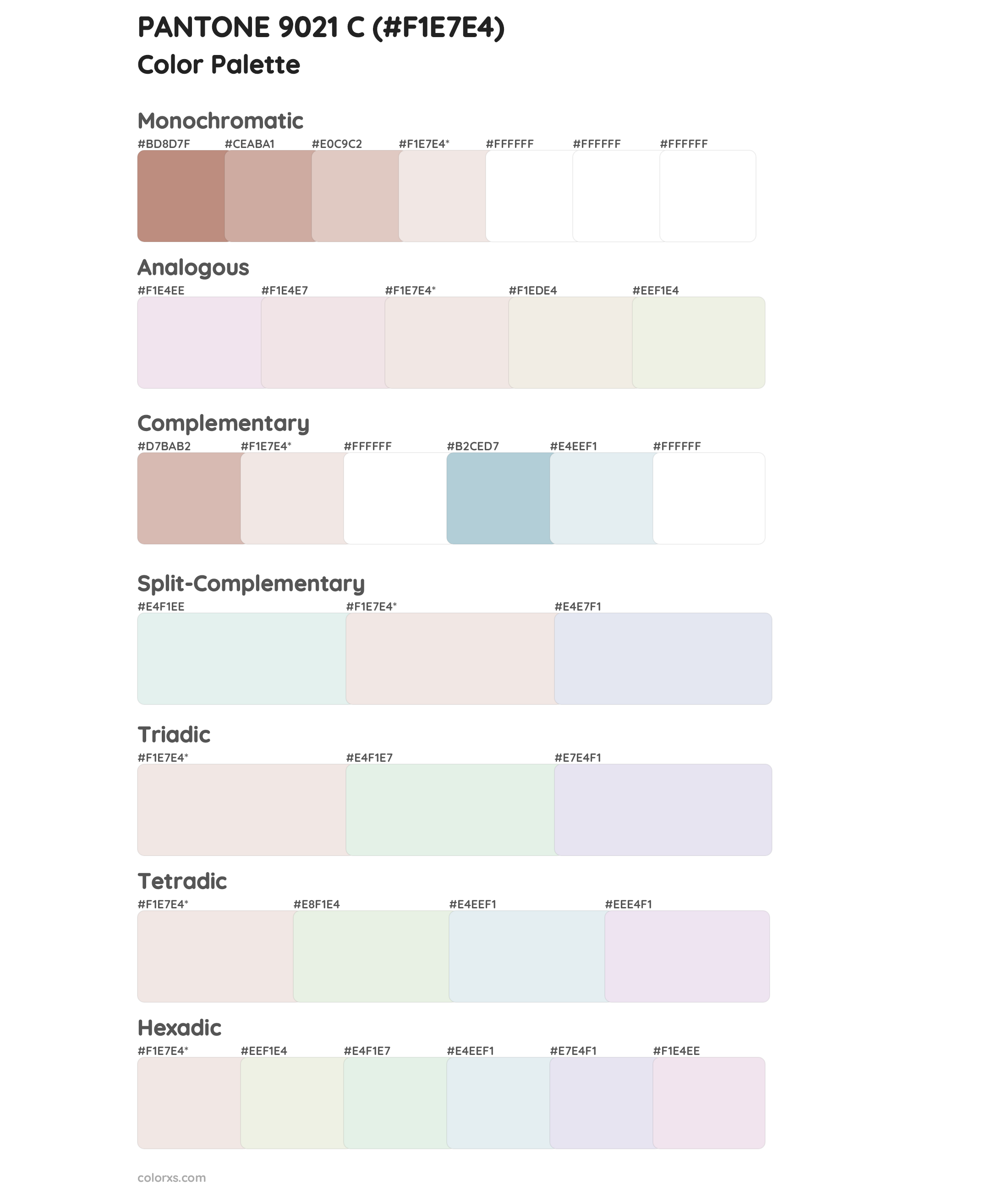 PANTONE 9021 C Color Scheme Palettes