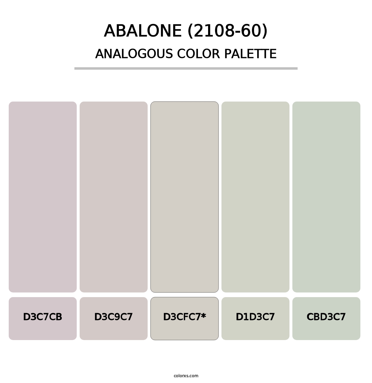 Abalone (2108-60) - Analogous Color Palette