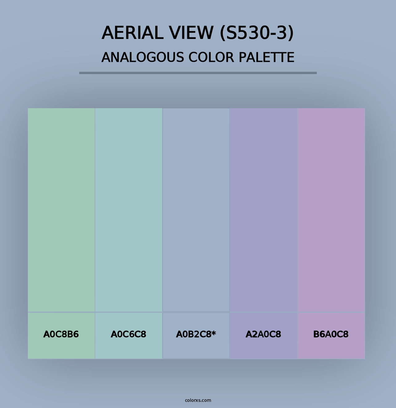 Aerial View (S530-3) - Analogous Color Palette