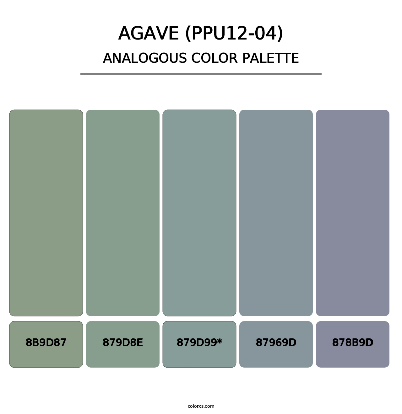 Agave (PPU12-04) - Analogous Color Palette