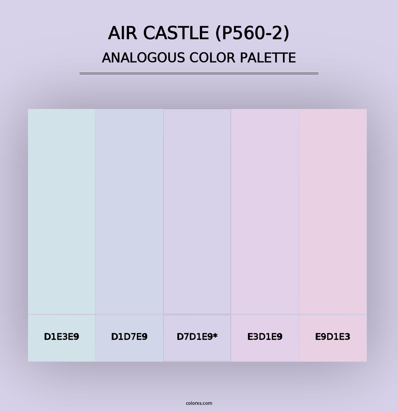 Air Castle (P560-2) - Analogous Color Palette