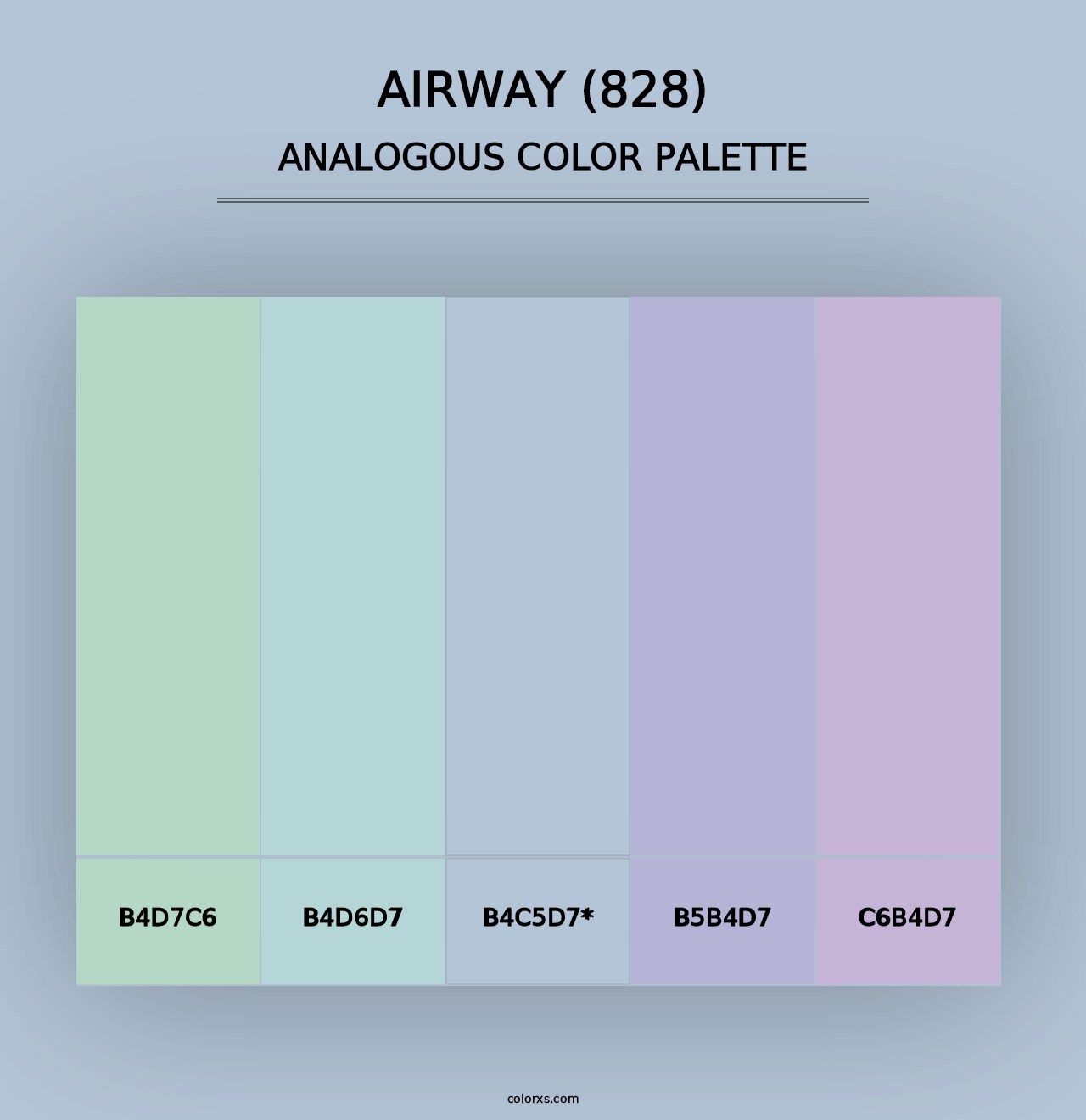 Airway (828) - Analogous Color Palette