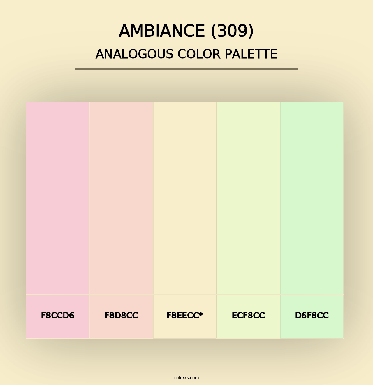 Ambiance (309) - Analogous Color Palette