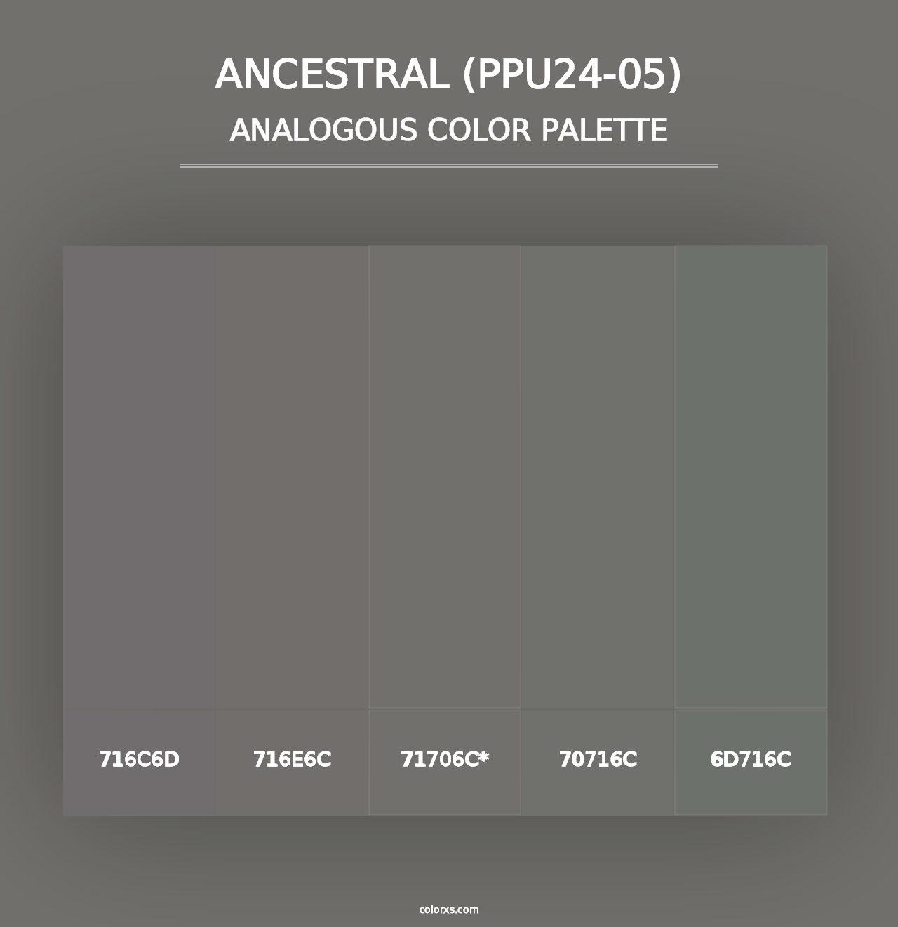 Ancestral (PPU24-05) - Analogous Color Palette