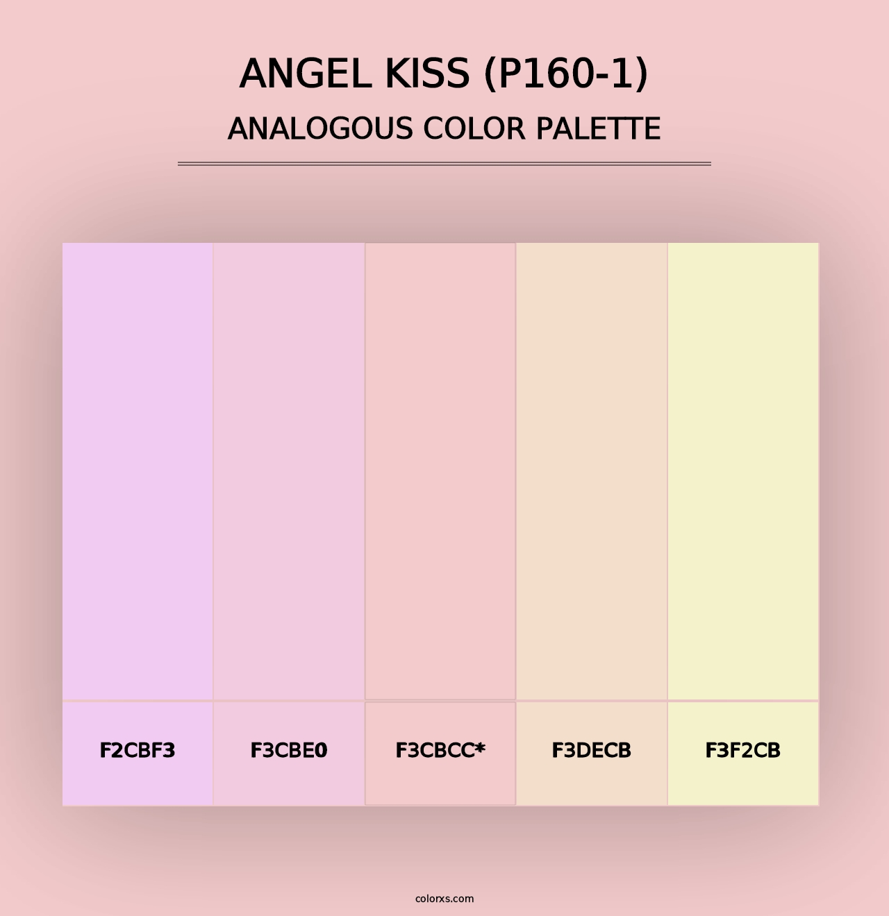 Angel Kiss (P160-1) - Analogous Color Palette