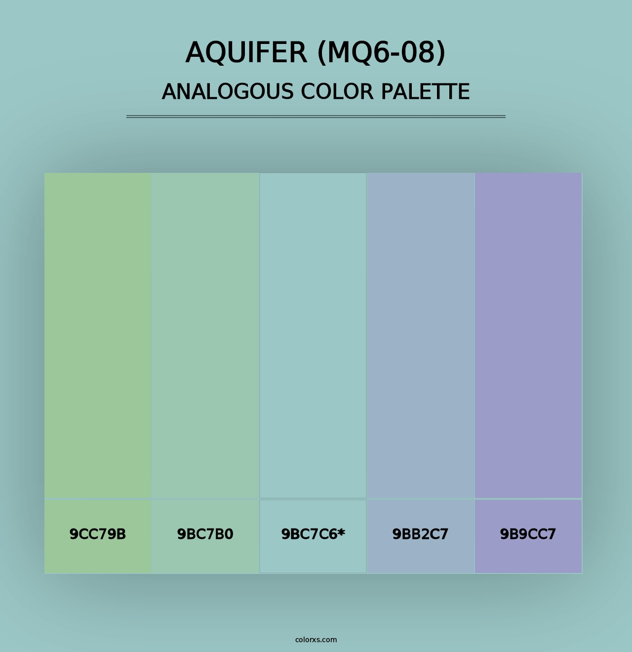 Aquifer (MQ6-08) - Analogous Color Palette