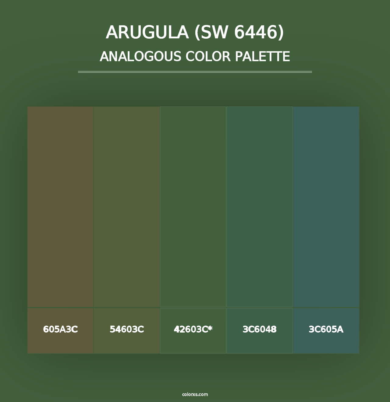 Arugula (SW 6446) - Analogous Color Palette