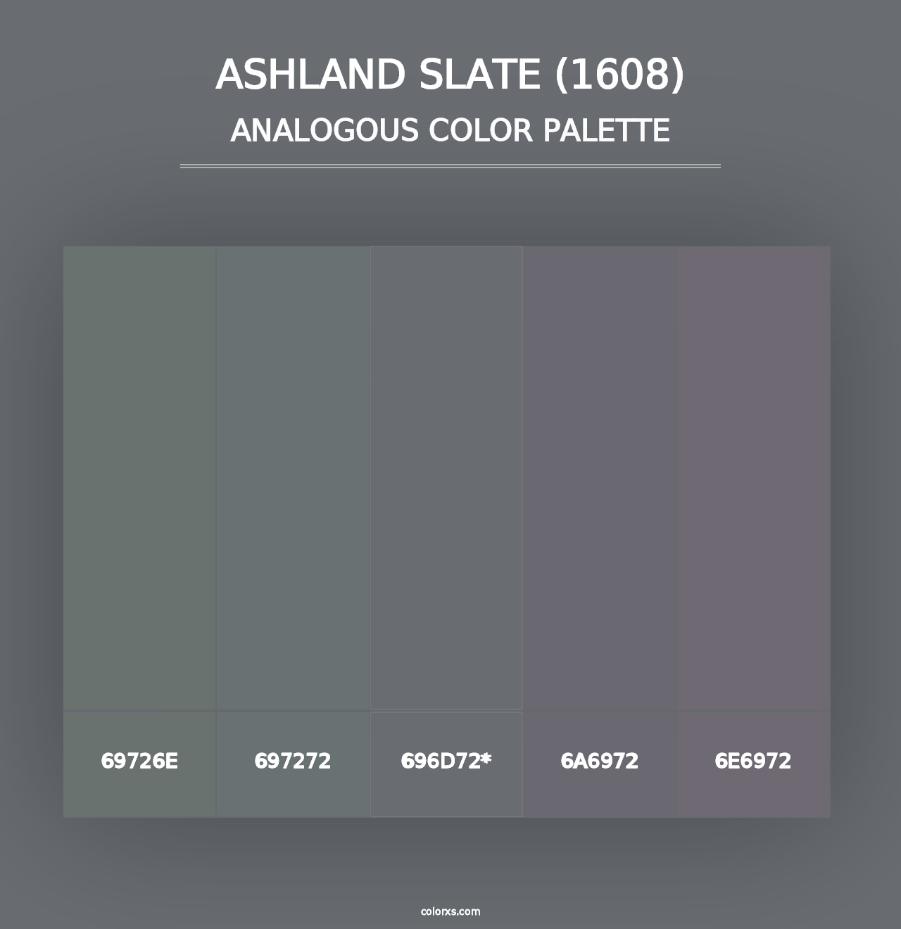 Ashland Slate (1608) - Analogous Color Palette