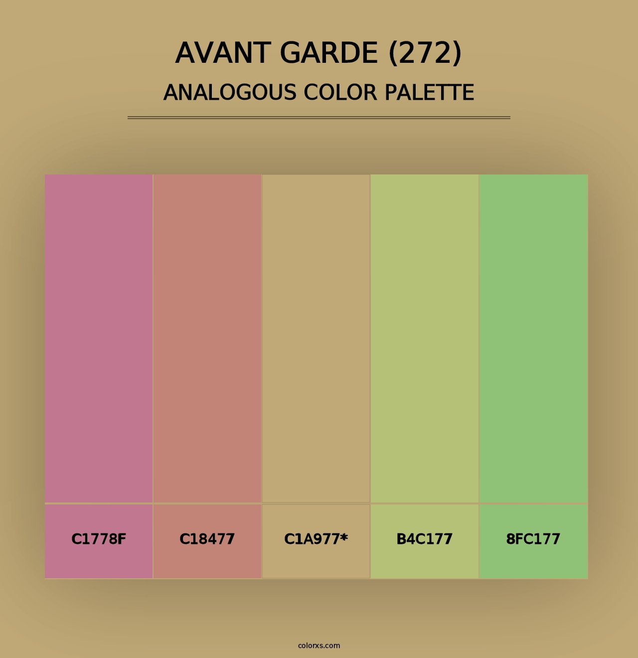 Avant Garde (272) - Analogous Color Palette