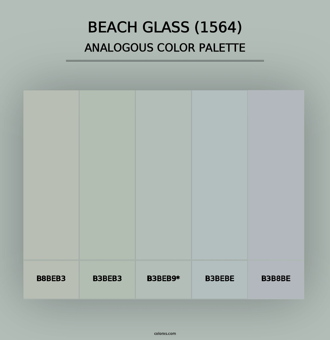 Beach Glass (1564) - Analogous Color Palette