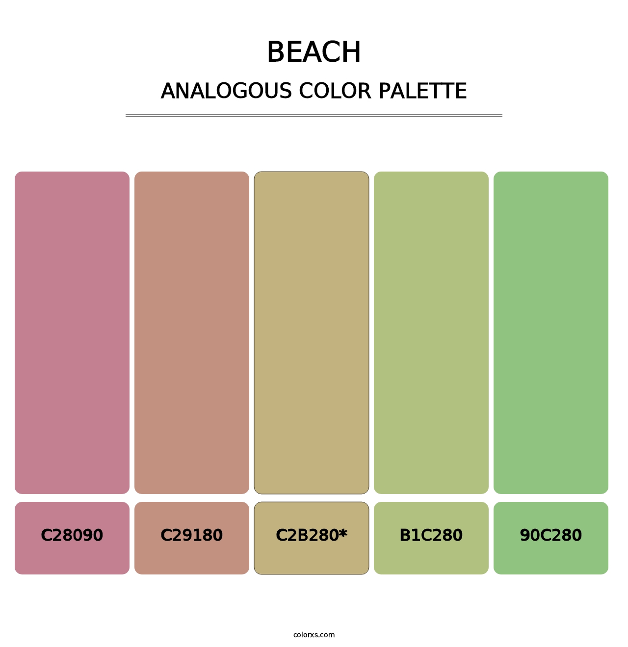 Beach - Analogous Color Palette