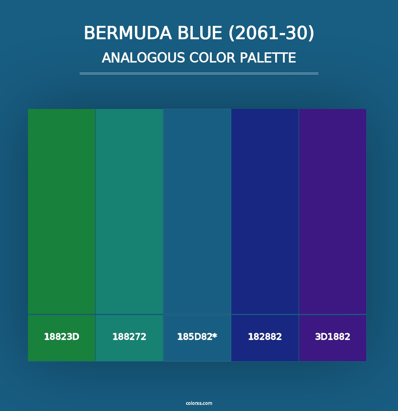 Bermuda Blue (2061-30) - Analogous Color Palette