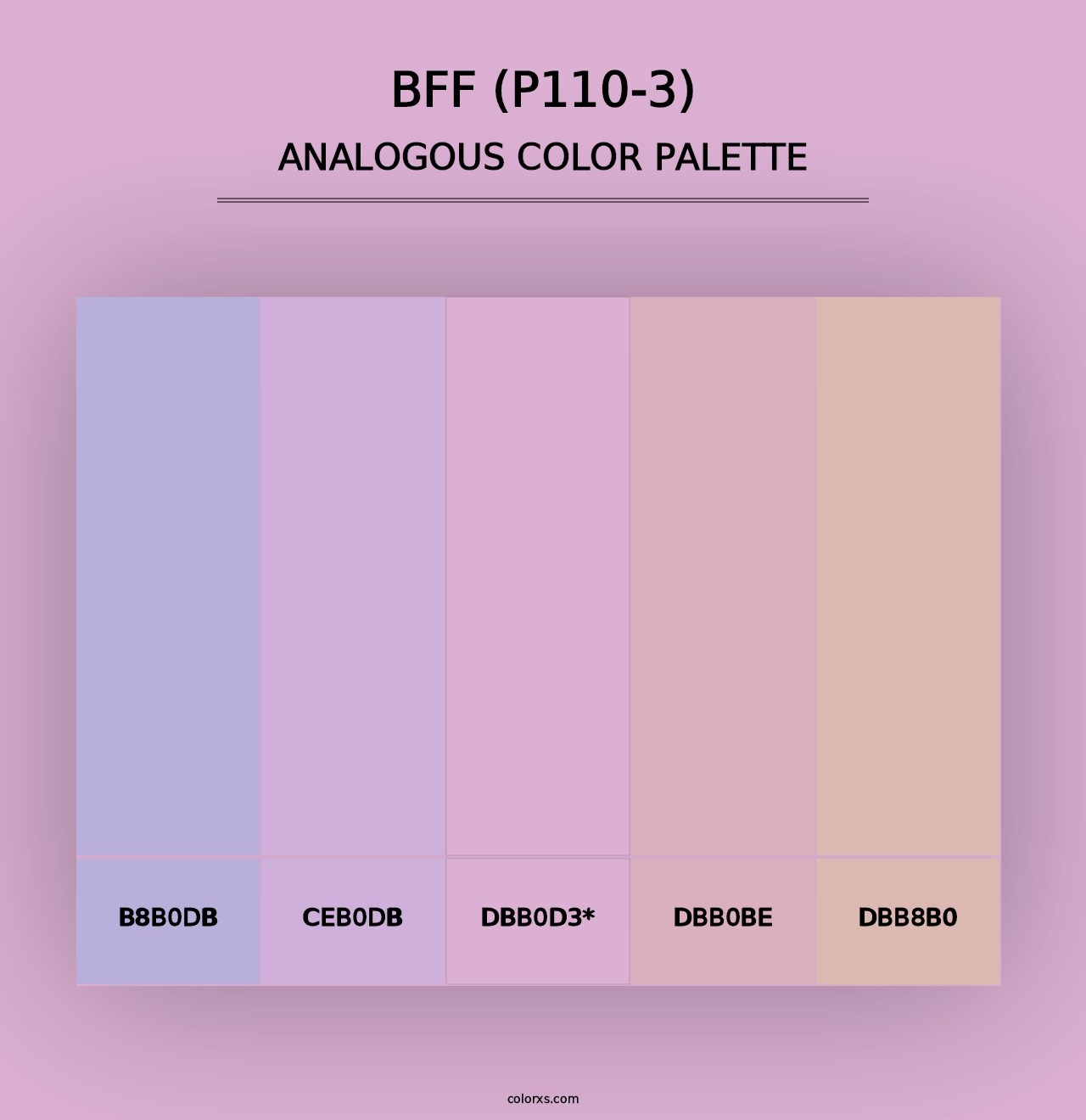 Bff (P110-3) - Analogous Color Palette