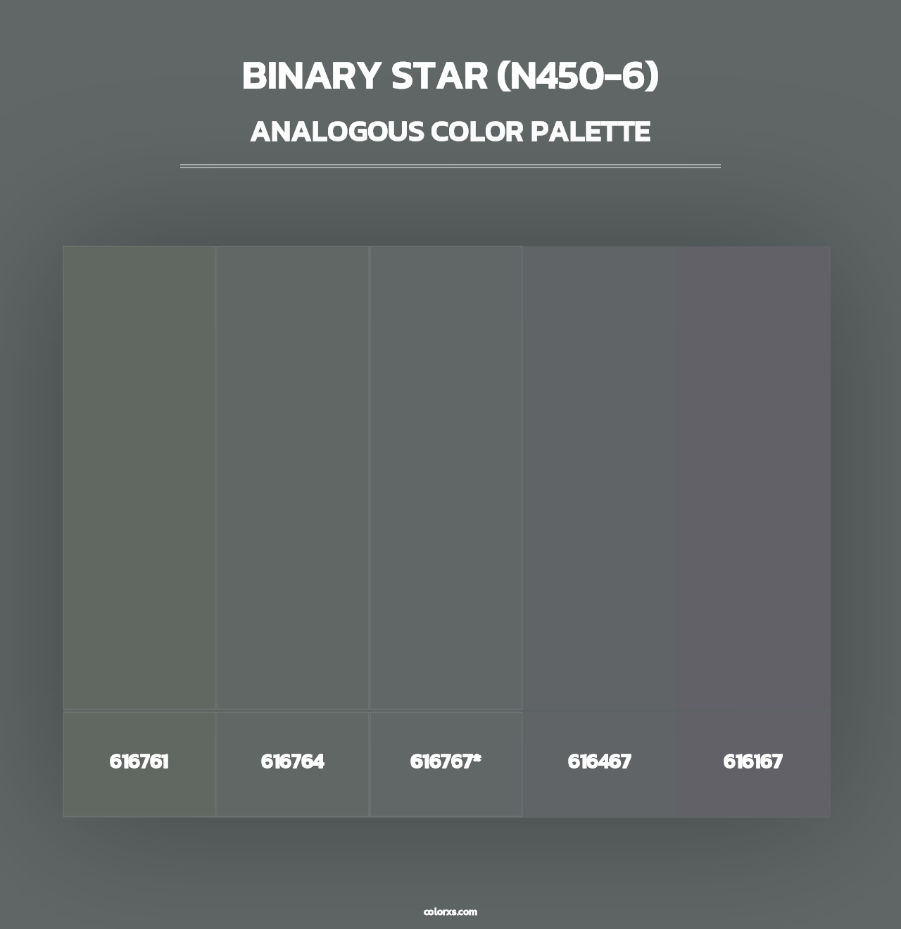 Binary Star (N450-6) - Analogous Color Palette