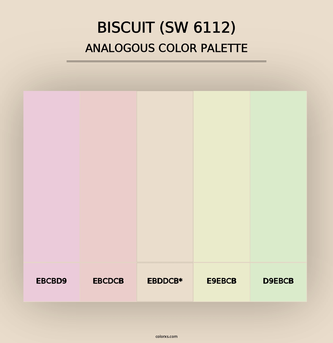 Biscuit (SW 6112) - Analogous Color Palette