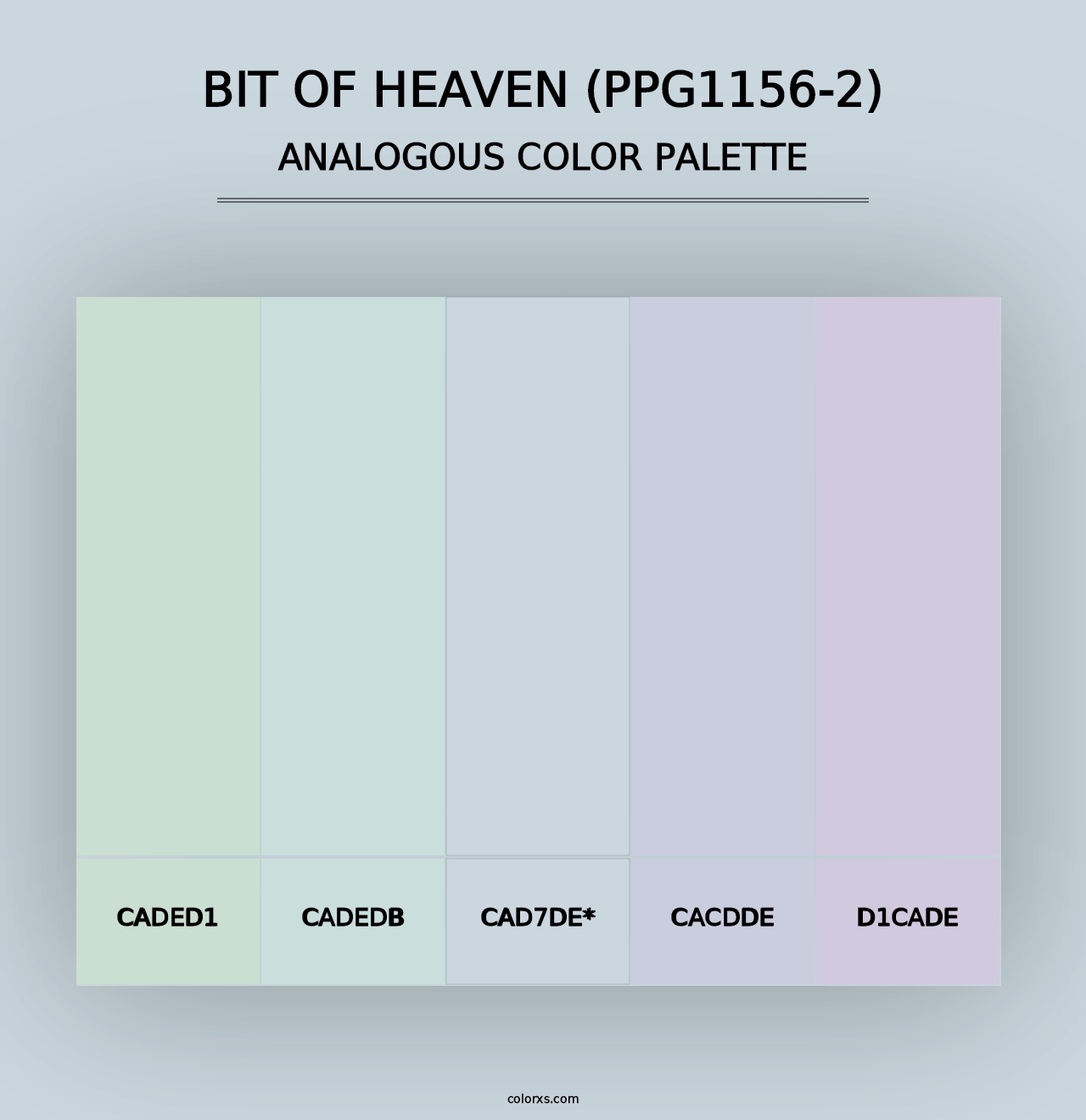 Bit Of Heaven (PPG1156-2) - Analogous Color Palette