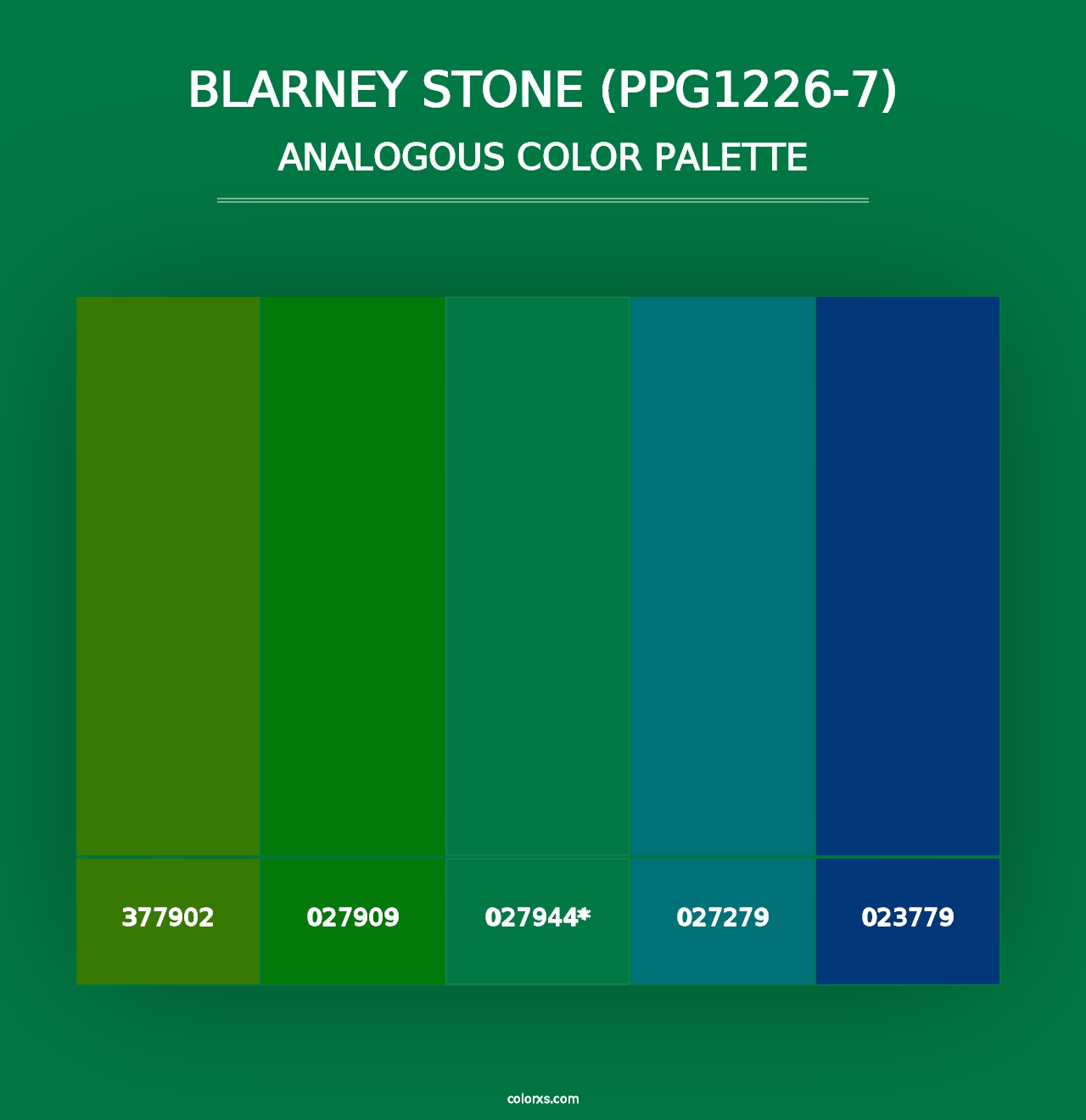 Blarney Stone (PPG1226-7) - Analogous Color Palette