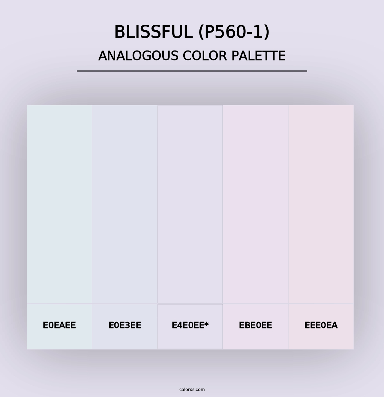 Blissful (P560-1) - Analogous Color Palette