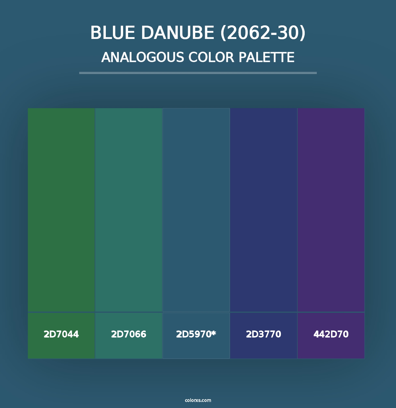 Blue Danube (2062-30) - Analogous Color Palette