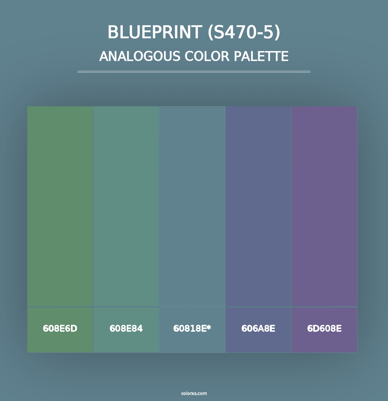 Blueprint (S470-5) - Analogous Color Palette