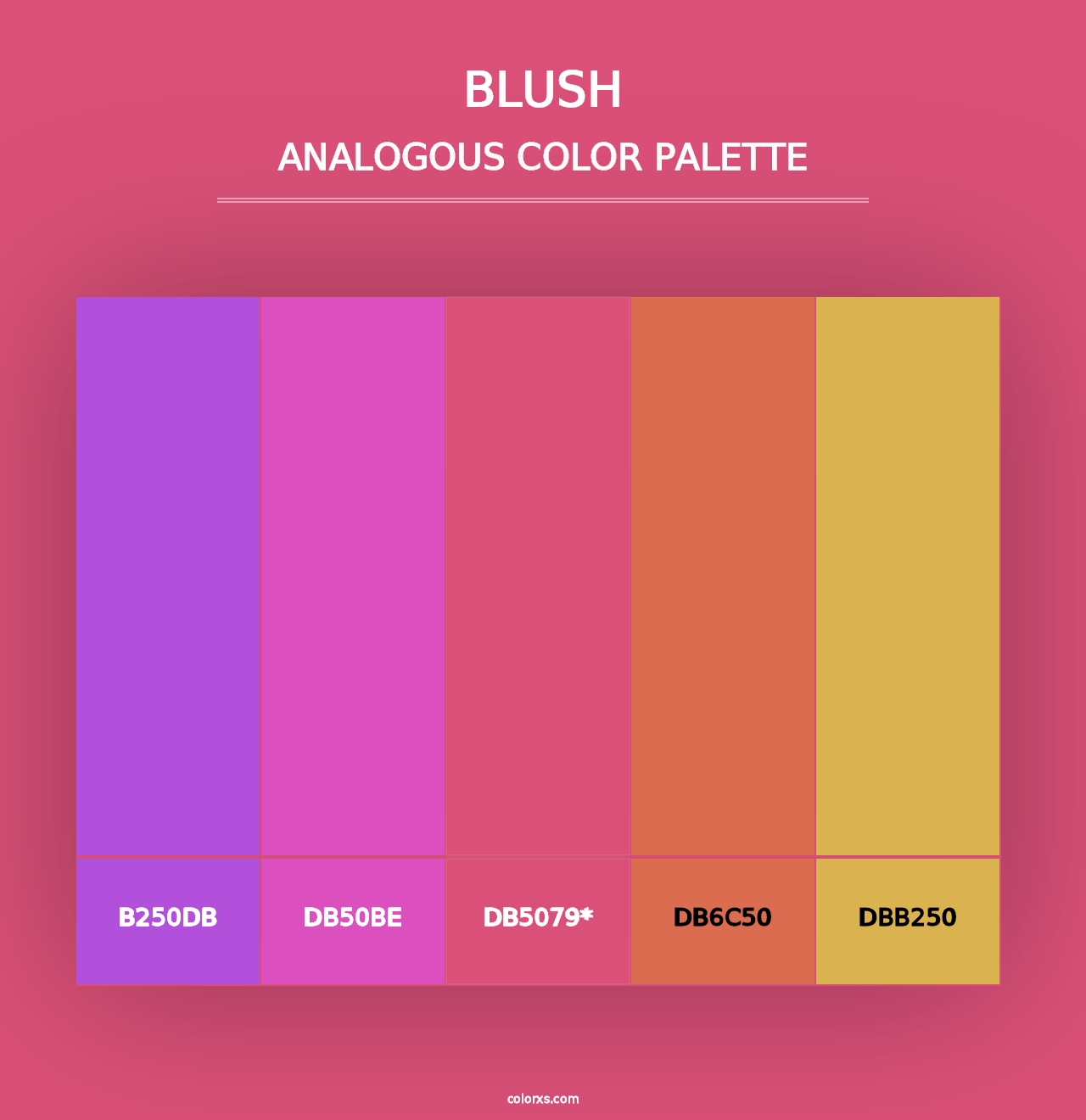 Blush - Analogous Color Palette