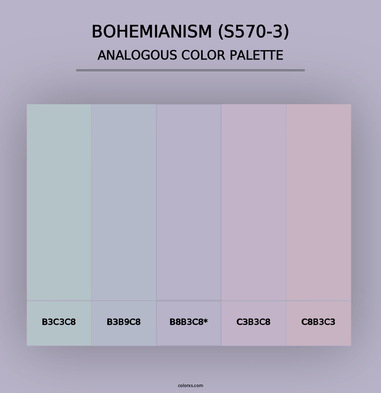 Bohemianism (S570-3) - Analogous Color Palette