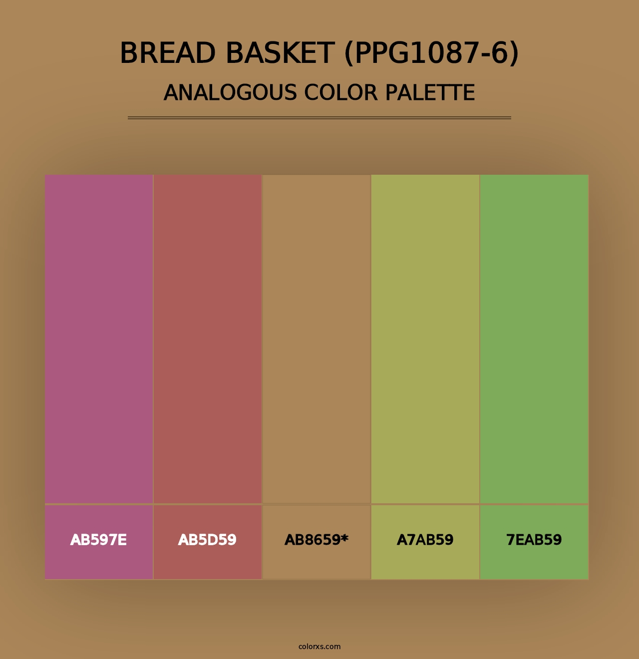 Bread Basket (PPG1087-6) - Analogous Color Palette