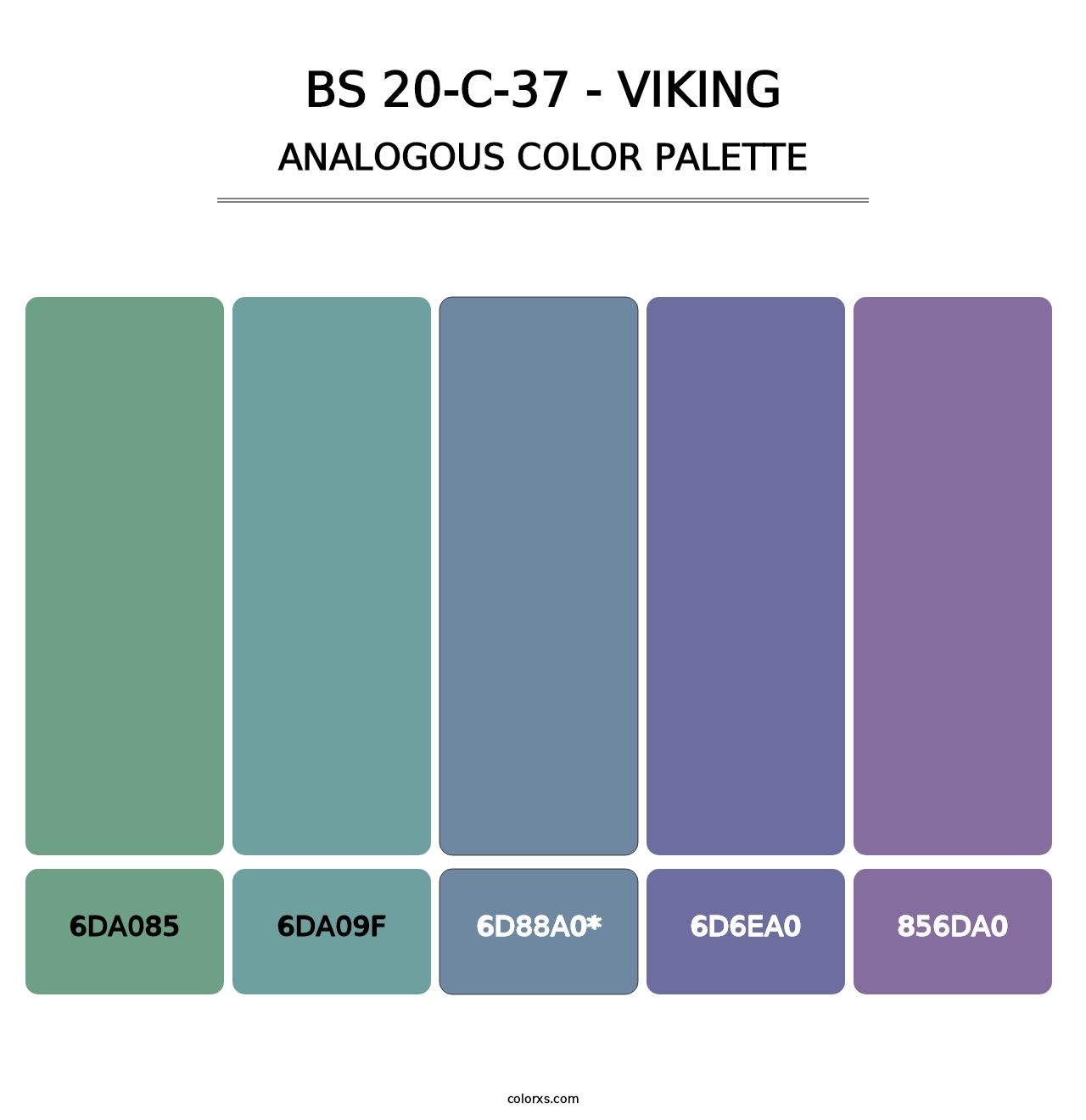 BS 20-C-37 - Viking - Analogous Color Palette