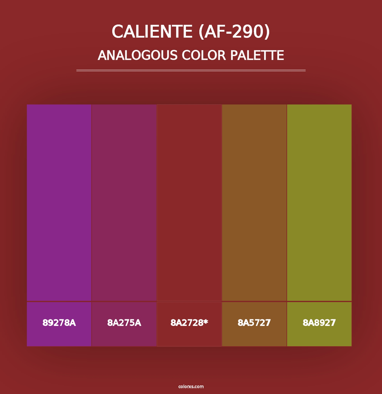 Caliente (AF-290) - Analogous Color Palette