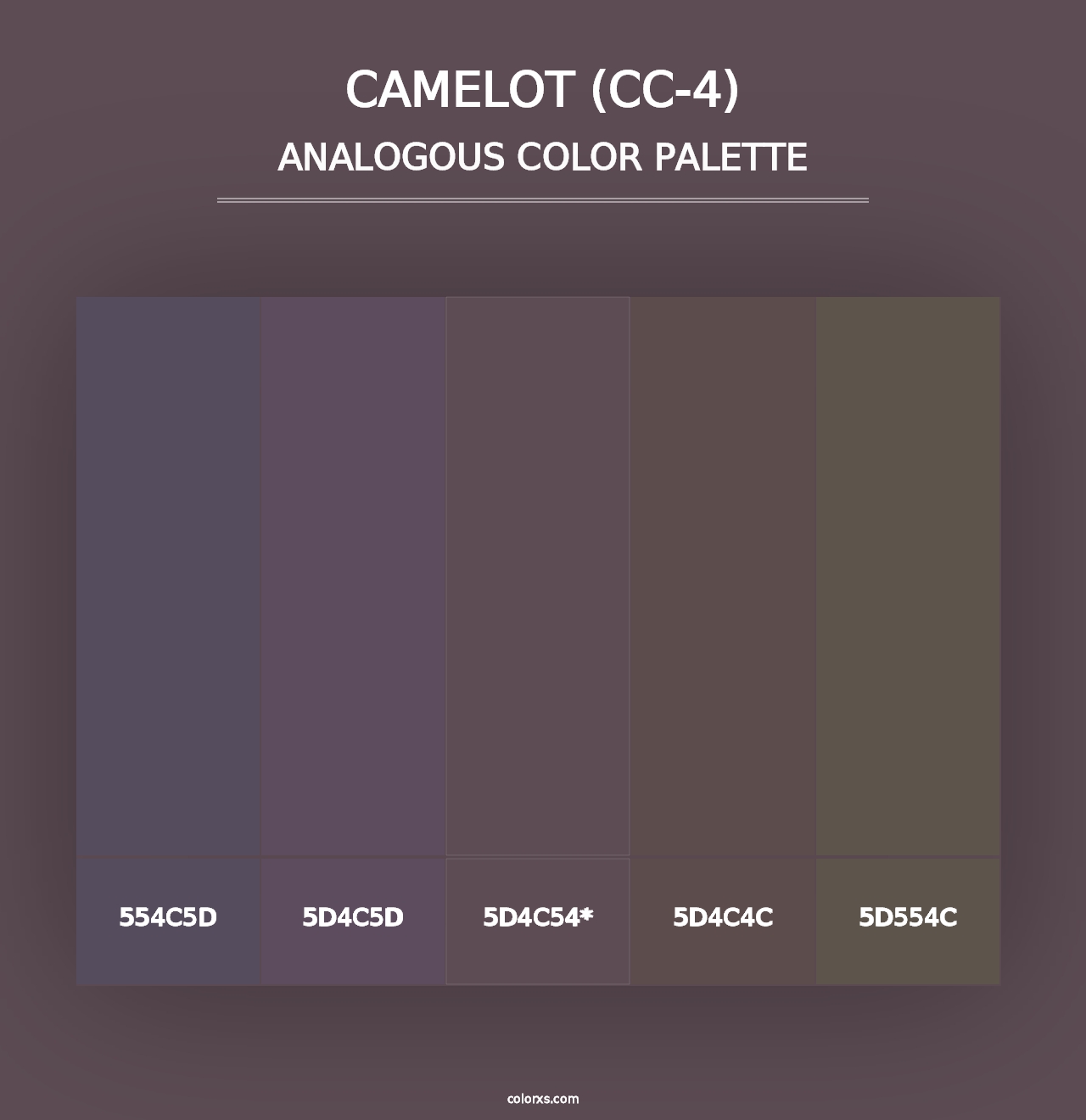 Camelot (CC-4) - Analogous Color Palette