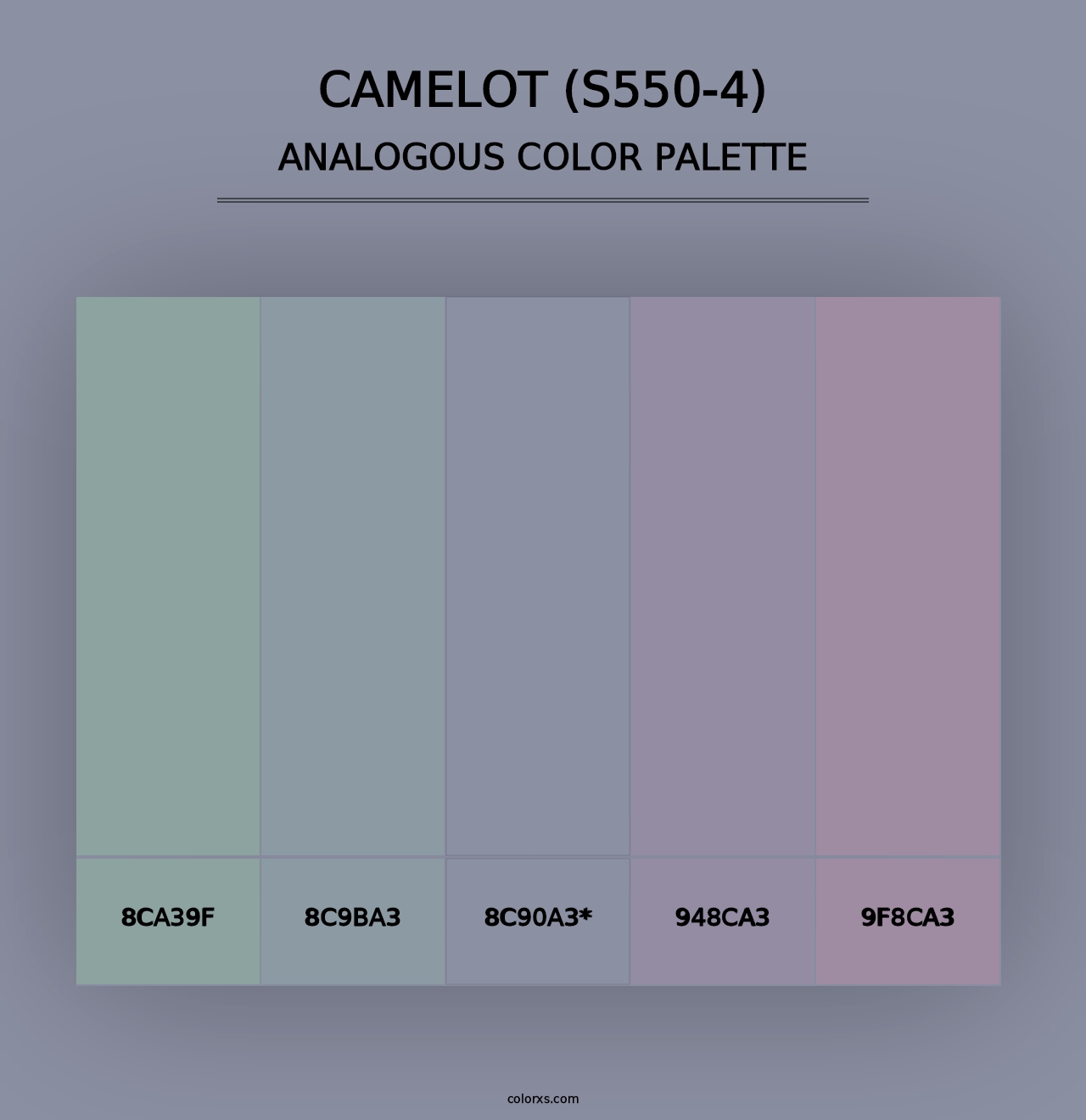 Camelot (S550-4) - Analogous Color Palette