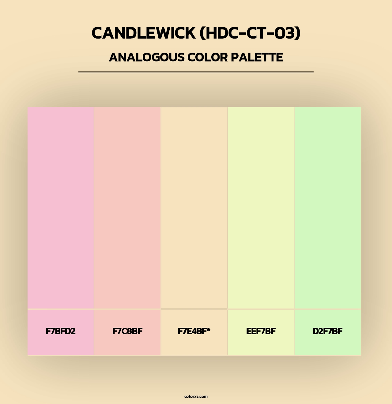 Candlewick (HDC-CT-03) - Analogous Color Palette