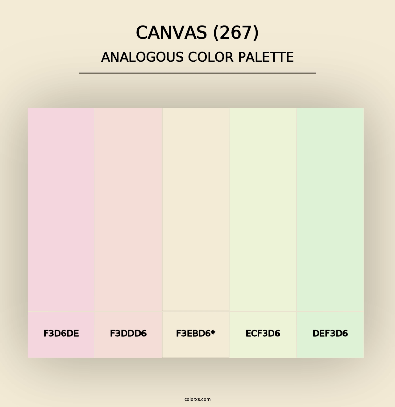 Canvas (267) - Analogous Color Palette