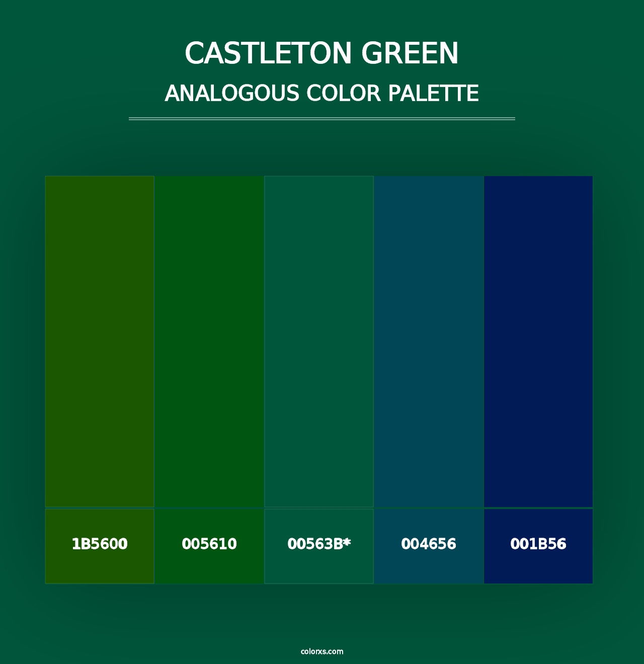 Castleton Green - Analogous Color Palette