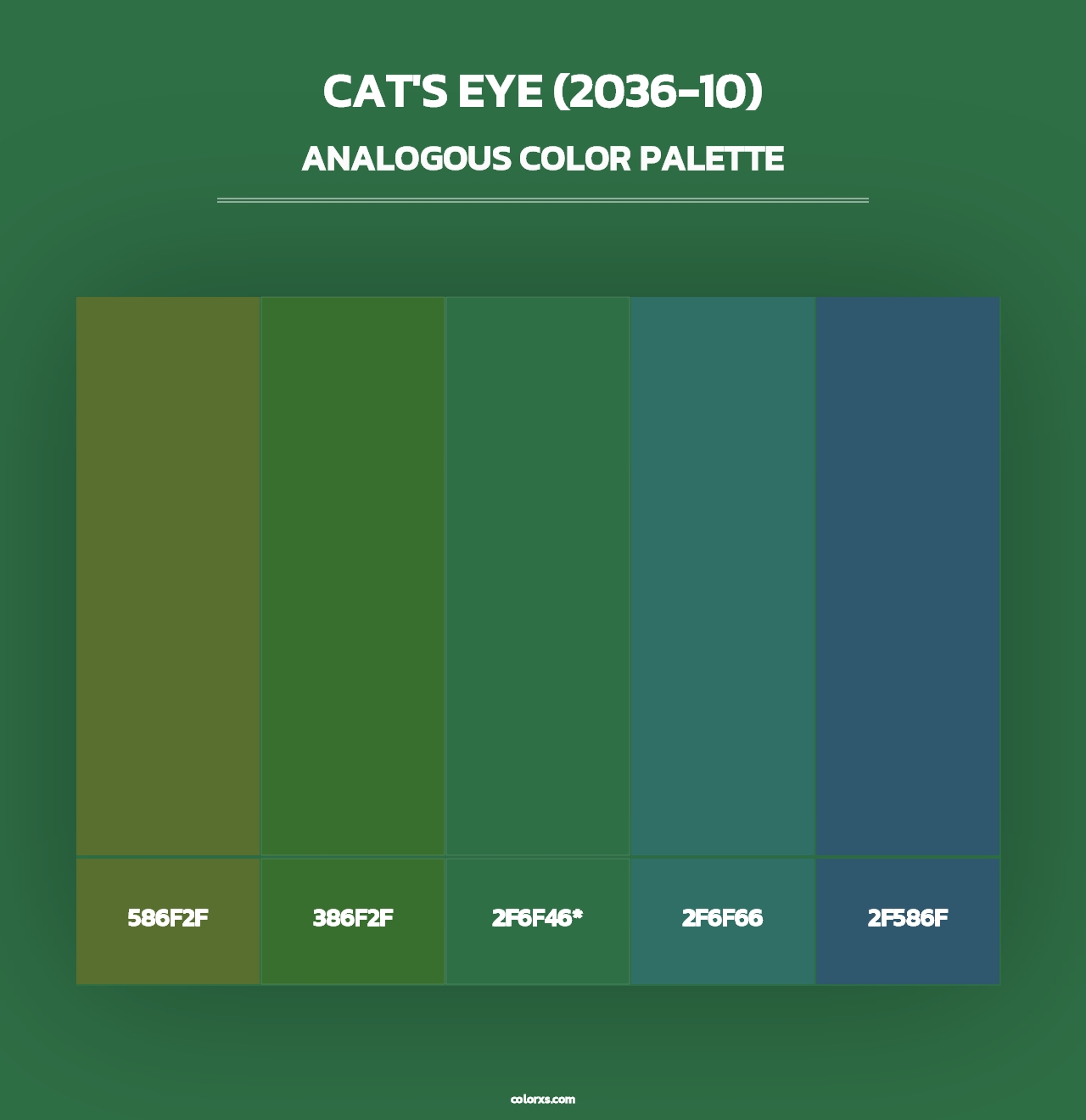 Cat's Eye (2036-10) - Analogous Color Palette