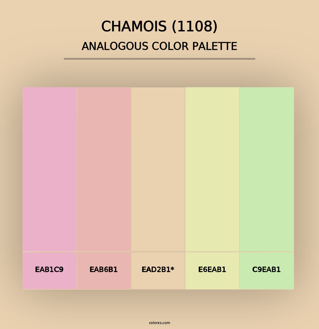 Chamois (1108) - Analogous Color Palette