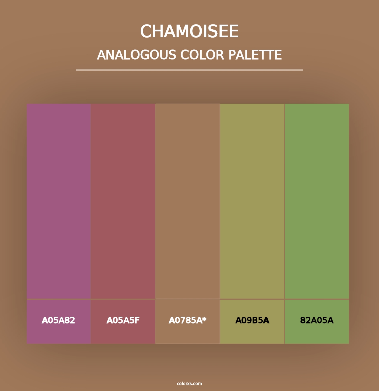 Chamoisee - Analogous Color Palette