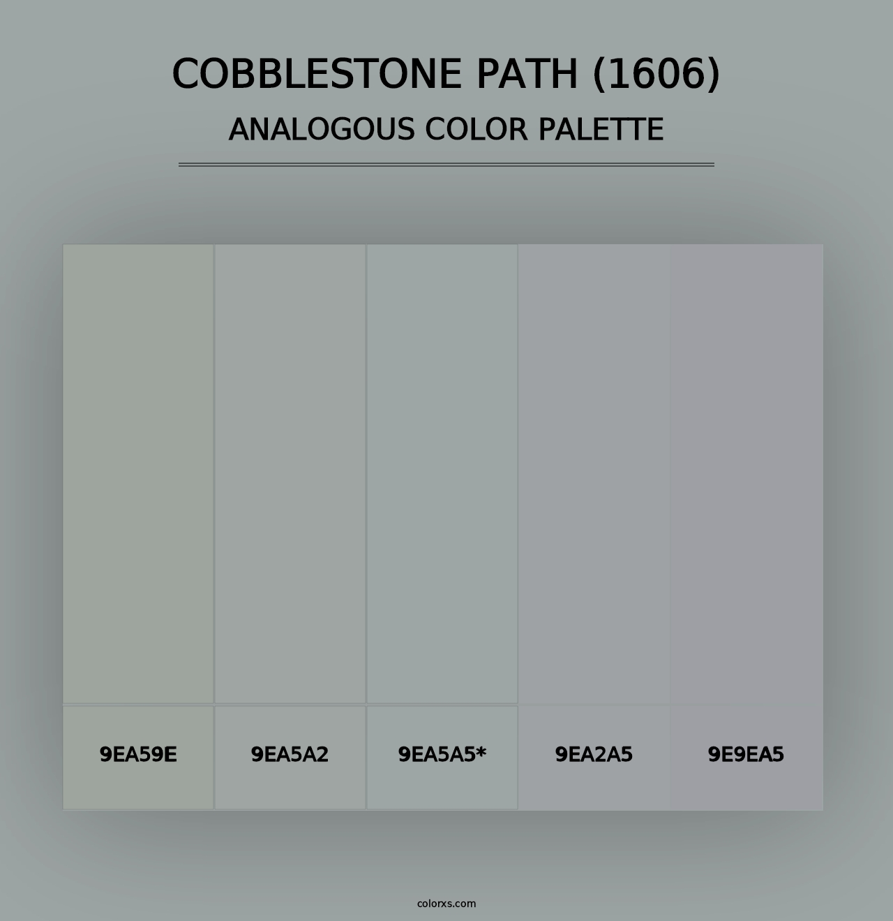 Cobblestone Path (1606) - Analogous Color Palette