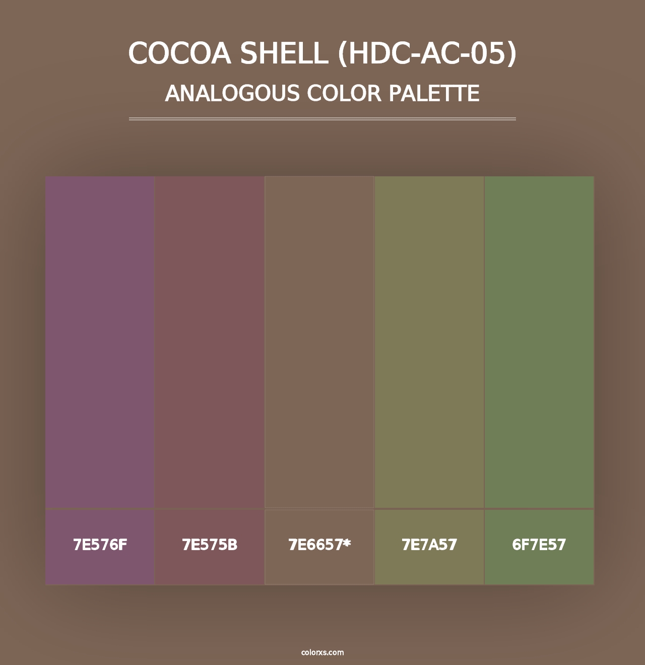 Cocoa Shell (HDC-AC-05) - Analogous Color Palette