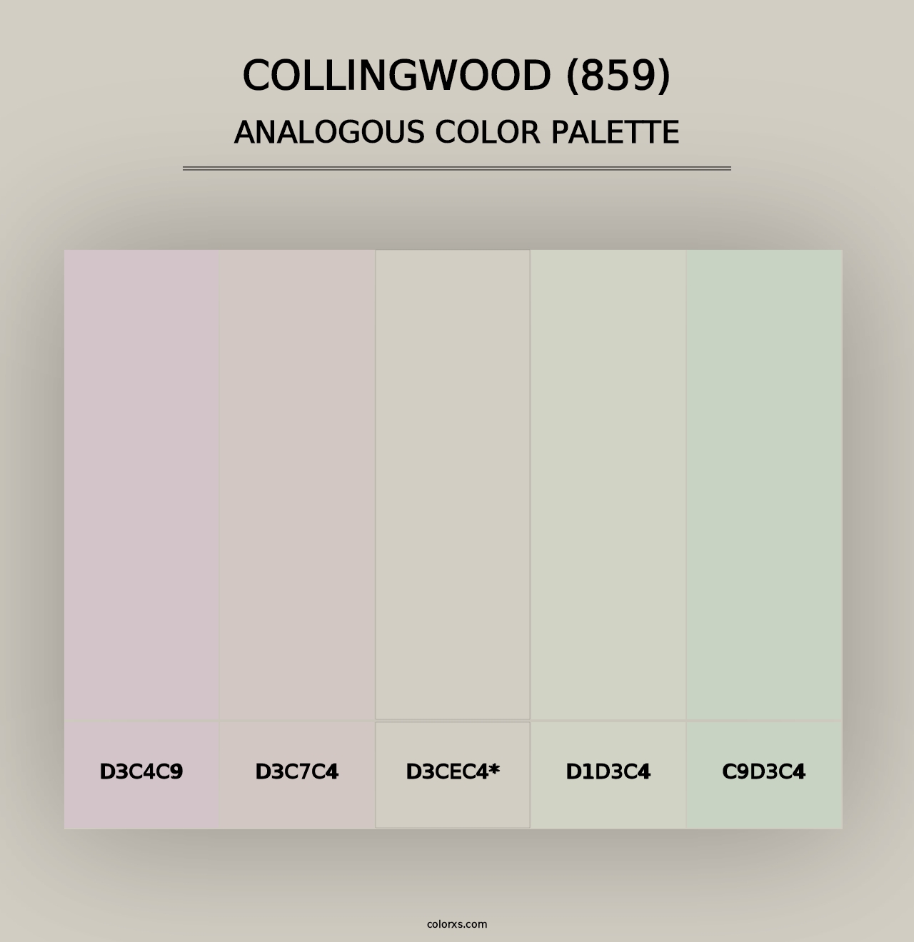 Collingwood (859) - Analogous Color Palette