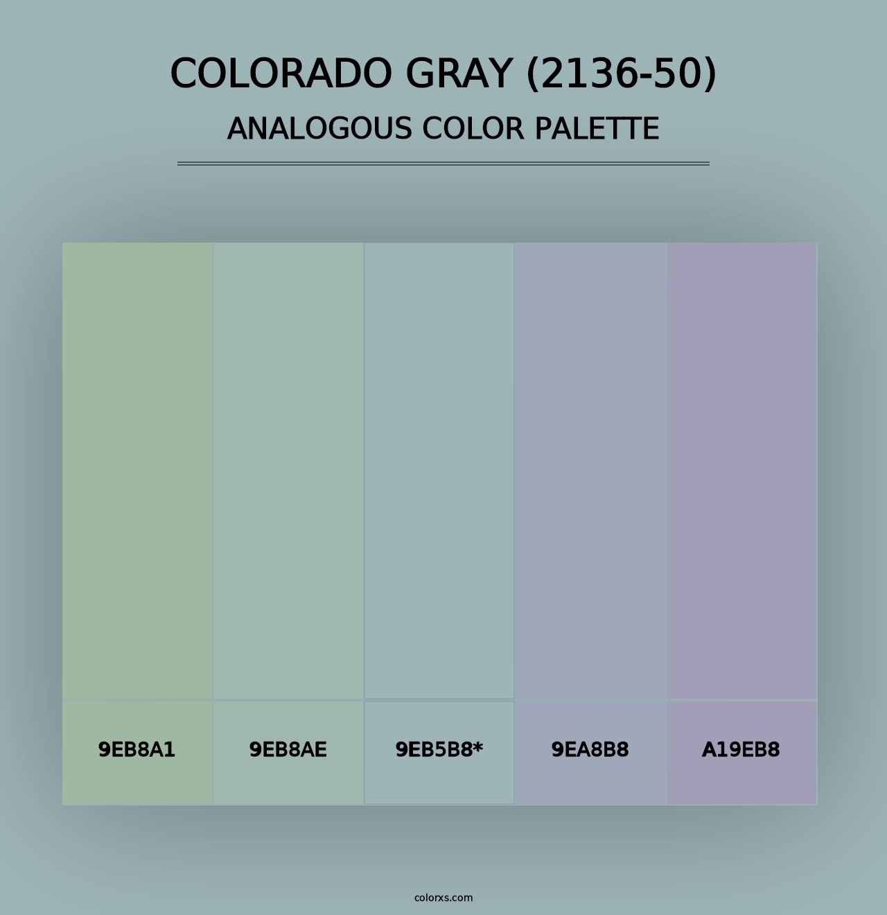 Colorado Gray (2136-50) - Analogous Color Palette