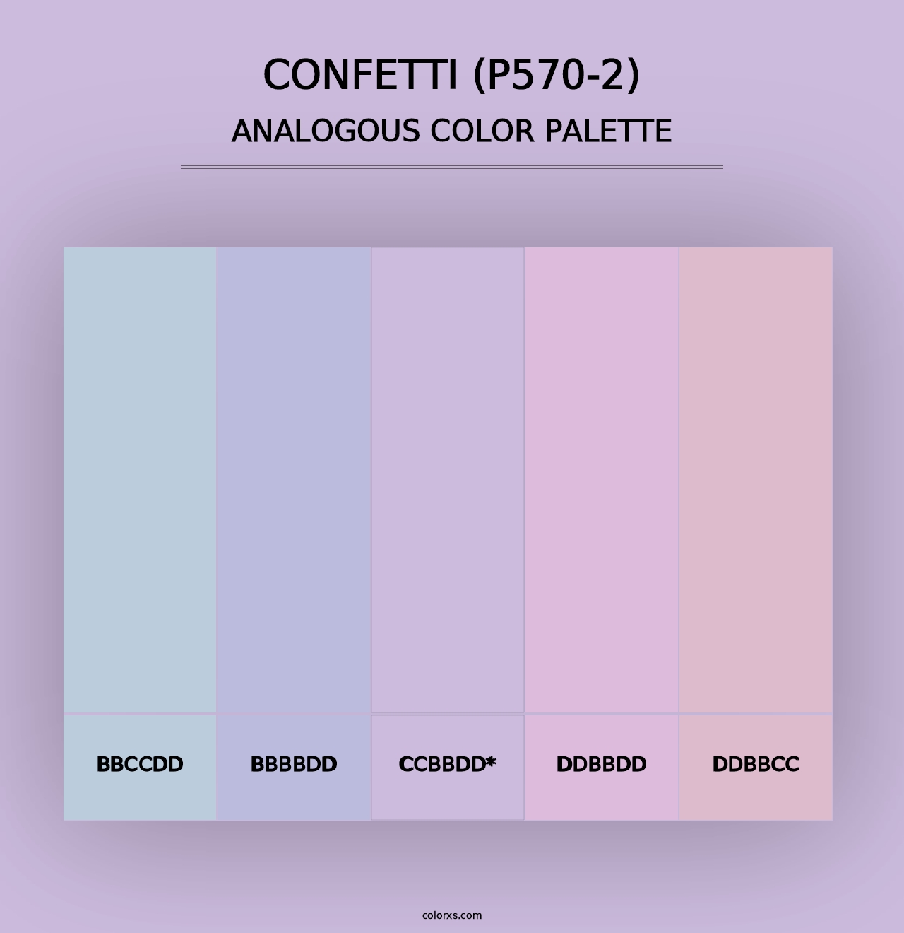 Confetti (P570-2) - Analogous Color Palette