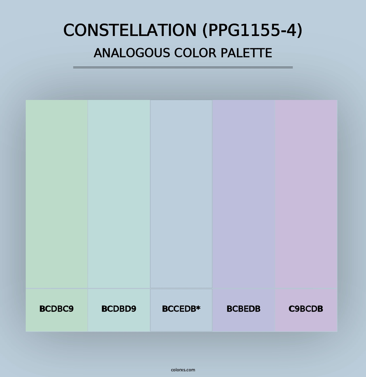 Constellation (PPG1155-4) - Analogous Color Palette